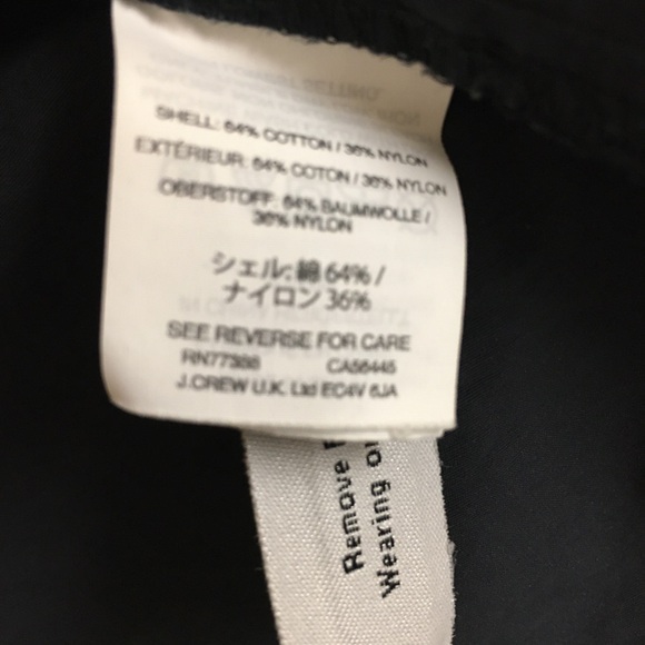 J Crew Utility Nylon Hooded Jacket Size XXS Blue - Picture 7 of 10